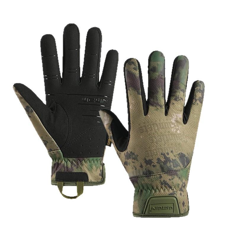 

Outdoor Cycling Gloves Full Finger Breathable Mesh Fabric Touch Screen Anti Slip Wear Resistant Training Protective Tactical Gloves XL