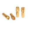 7Pcs Brass Collet 1.0/1.6/2.0/2.4/3.0/3.2 + Check M8*0.75 Fits Rotary Tools Electric Grinder Accessories