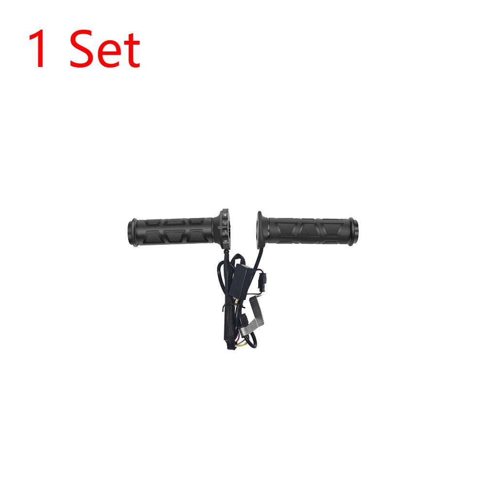 1-2 Set Motorcycle Hand Heated Grips 12V 22mm Electric Heating Handle Temperature Regulation Motorcycle Heating Handlebar