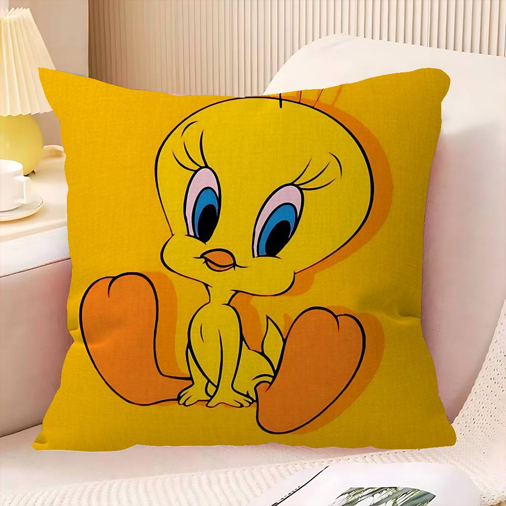 Cartoon TTweetys Bird Personalized picture text home decorative pillows Household Gifts xcm