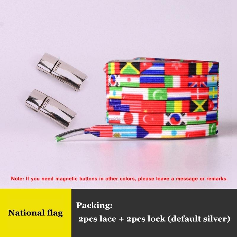 New Elastic Magnetic Shoelaces Sneakers Shoelace Kids Adult No Tie Shoe Laces Rainbow Lock Lazy Laces One Size Fits All Shoes