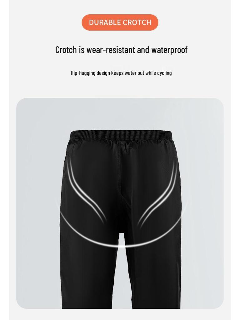 Herr Stormsäker Delad Regnrock och Byxor Set för Elmotorcykelkörning