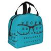 Funny Glasses With Eye Test Chart Resuable Lunch Boxes Women Multifunction Optician Optometrist Thermal Cooler Food Lunch Bag