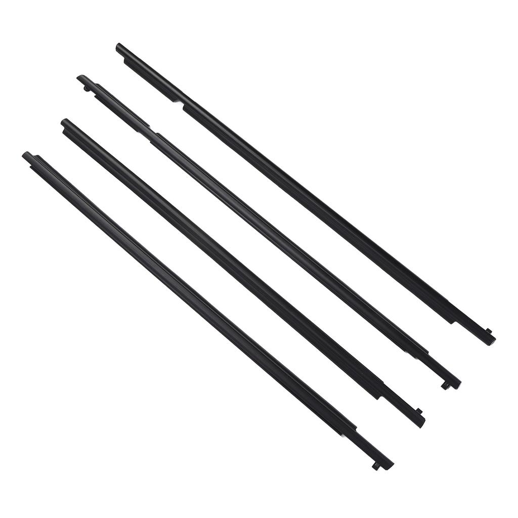 Car window rubber strips premium strips for front and rear wind and rain