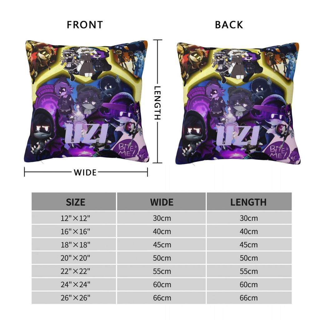 Murder Drones Comedy Uzi Pillow Cover Fashion Pillow Case Soft Graphic Cushion Cover Pillowcases For Living Room Chair