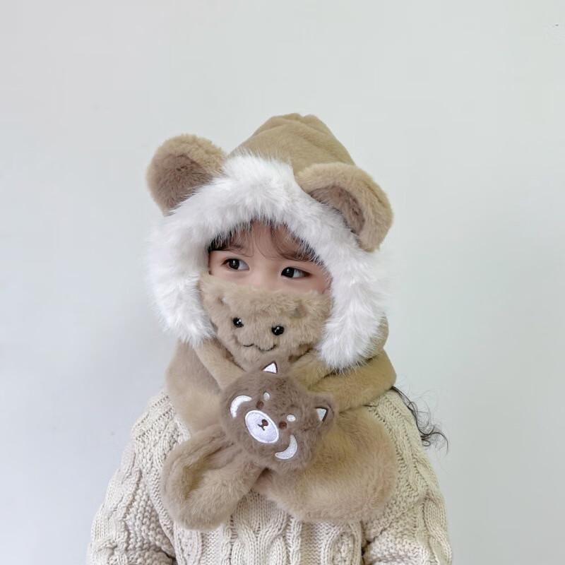 

DUTRIEUX Kids Winter Animal 3-in-1 Hat Set