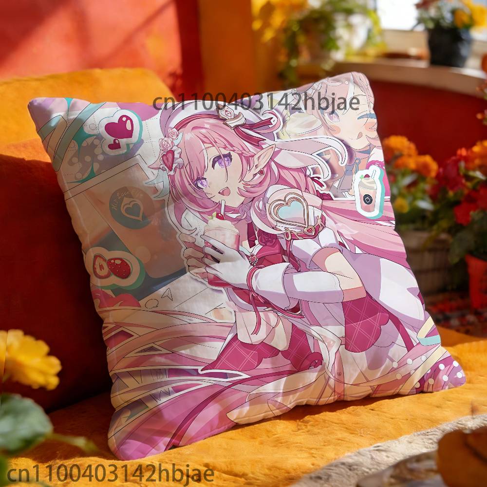 Elysia Pillow Case For Sofa Decor Car Office Room Printing Cushion Cover Decorations and Protector