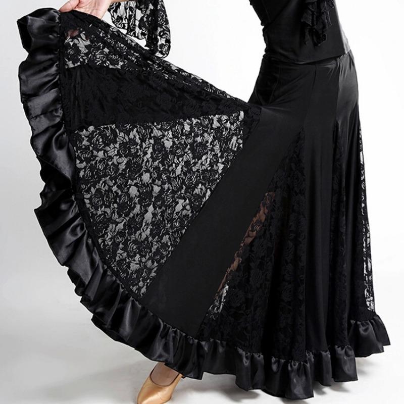 Ballroom Dancing Suit Lace Skirt Ballroom Dancing Suit Ballroom Dancing Practice Skirt Performance Suit Swing Skirt