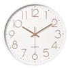 Plastic Silent Wall Clock, Creative and Fashionable Three-dimensional Digital Scale Wall Clock for Living Room, Clock 12 Inches 30CM