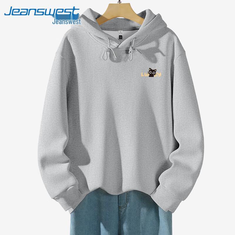 

Jeanswest Men s Cartoon Cat Heavyweight Hoodie 4XL