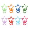 31X39mm Candy Colored Alloy Shell Shaped Spring Buckle Special-shaped DIY keychain Accessories Creative Accessories Hanging Ornaments