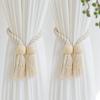 2 Strong Magnetic Curtain Straps, Curtain Straps, Outdoor Curtain Straps, Hand Woven Curtain Straps