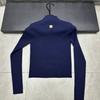 Solid Spliced Metal Buckle Slimming T Shirts for Women Turtleneck Sleeveless Minimalist T Shirt Female Fashion New