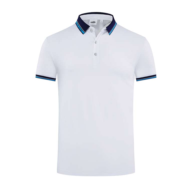 YHHC 98888 190G Long Staple Cotton Liquid Ammonia Beaded Lapel POLO Shirt