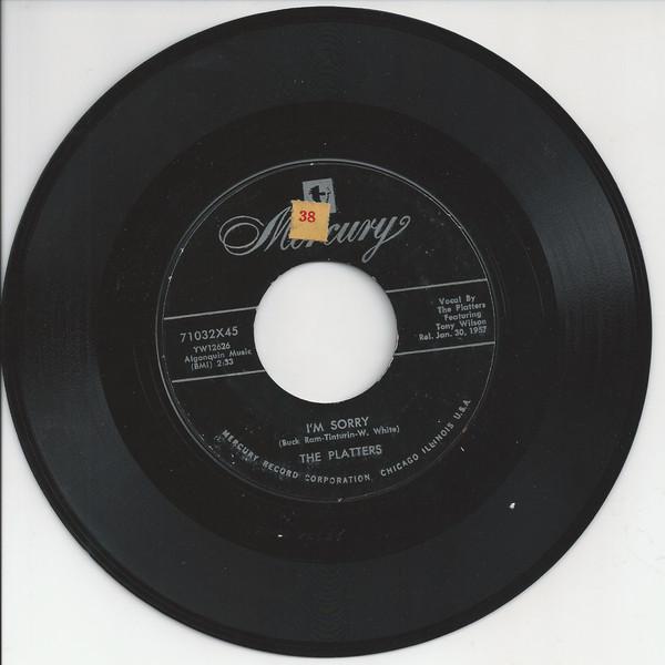 

7-дюймовые ПЛАСТИНКИ - Прости / Он мой 71032X45 Mercury 1957 США Рок Б/У
