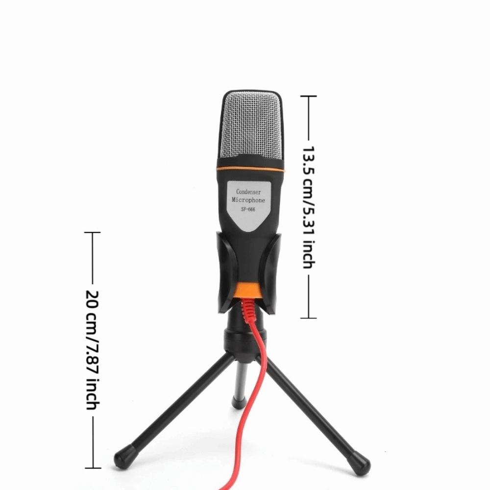 With Desktop Adjustable Tripod Condenser Microphone Omnidirectional Microphone  for Karaoke