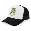 Corgi Dog Shamrock St Patrick Day Trucker Hat Polyester Mesh Adjustable Snapback Cap Casual for Adults