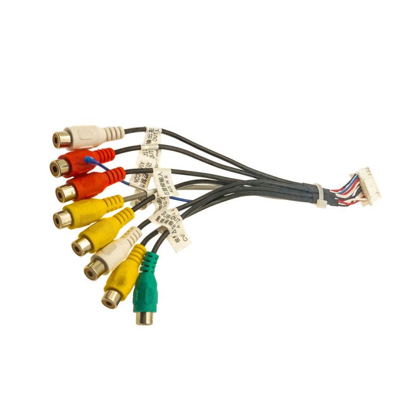 Cheap Car Audio Head Unit Stereo Wire Harness Kits 20pin 8head Rca
