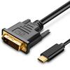 Usb Type C To Dvi Cable Usb Type C To Dvi 24+1 Adapter 4k 30hz (6ft/1.8m) For 3 For 2017/2016 Pro-hy