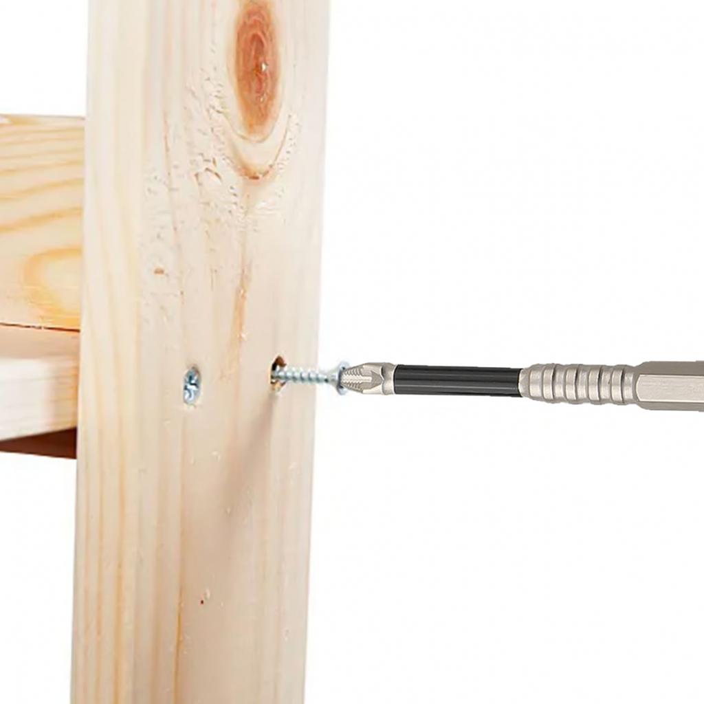 5/6pcs Cross Magnetic Screwdriver Bit  Alloy Steel Anti-Slip Long Drill Bits PH2