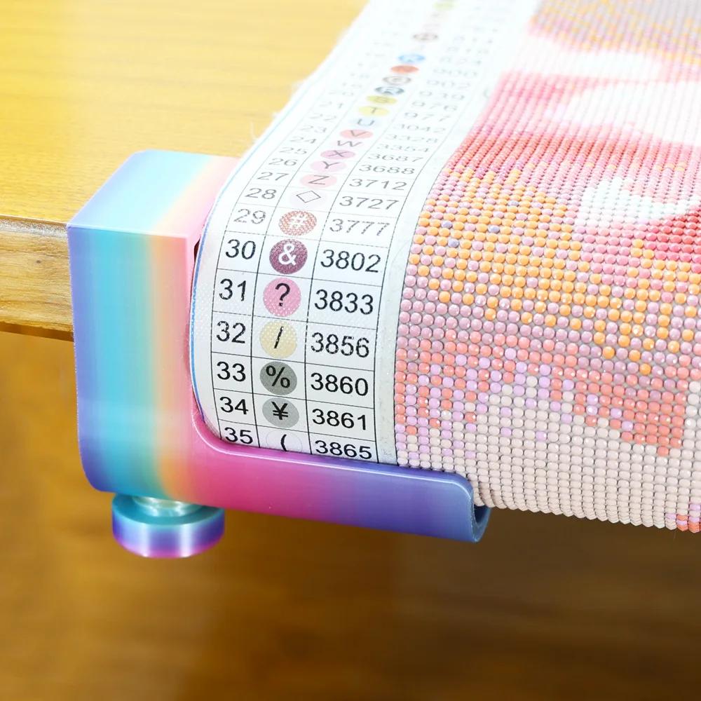Diamond Painting Canvas Roll Holder Scroll Fixer Storage Tool Adjustable Diamond Painting Canvas Art Painting Holder Table Clamp