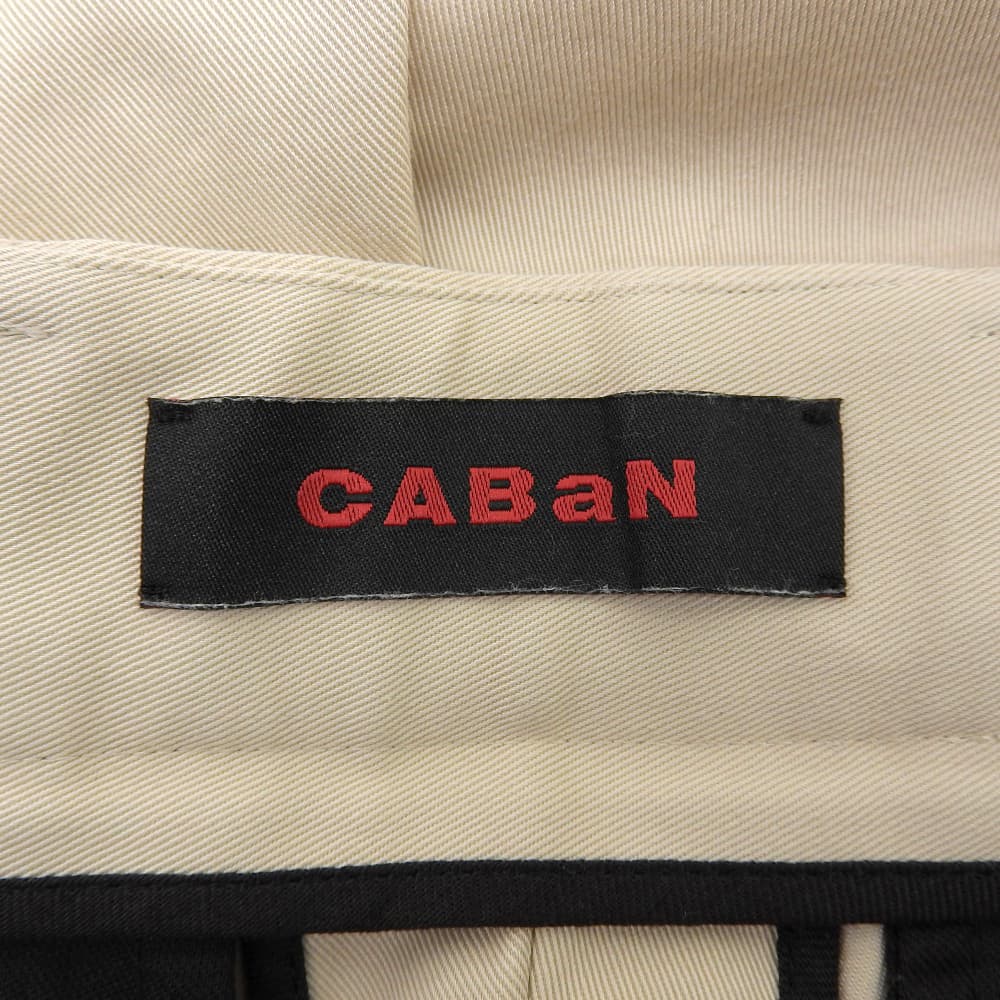 CABaN Excellent condition cotton twill double-pleat wide-leg pants for men, beige, size S, 59-04-31-04001 Bottoms S beigeUsed
