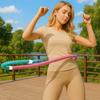 Bc Hula Hoop With Weight Slimming Foldable Exercise Wheel Fitness Smart