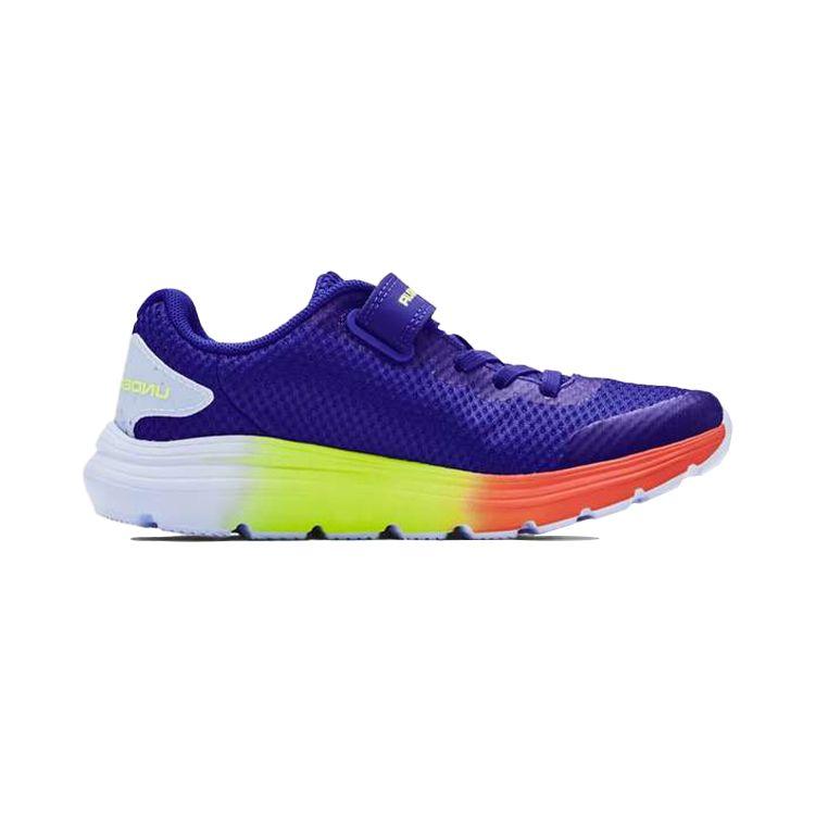 Under Armour Surge 2 Comfortable Versatile Shock Absorbing Durable Low Top Running Shoes Kids Sneakers Blue 3024103-500