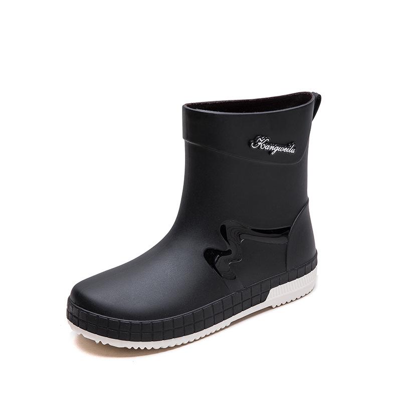 

Women s Waterproof Non-Slip Rain Boots for Outdoor and Fishing 40 чёрный