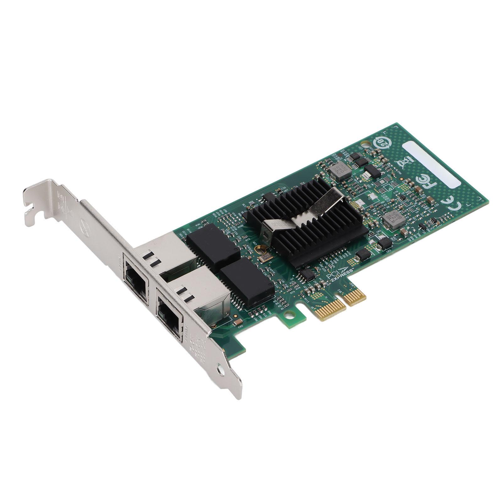 

Network Card 82576GB Chip PCIE X1 Gigabit Dual Port Electric Port Desktop Computer Wired Network