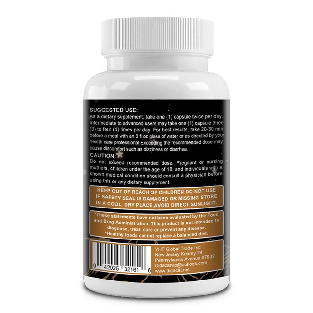 Didacat Altai Shilajit Resin Supplement 1000mg, 85+ Trace Minerals, Fulvic Acid & Humic Acid, Siberian Mountains, 120 Cpas