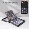 ProCase Card File with Transparent Top Extra Holds 324 Cards In 9 Collection Trading Card File Black Window, Loader, Large, Pockets, Album, -