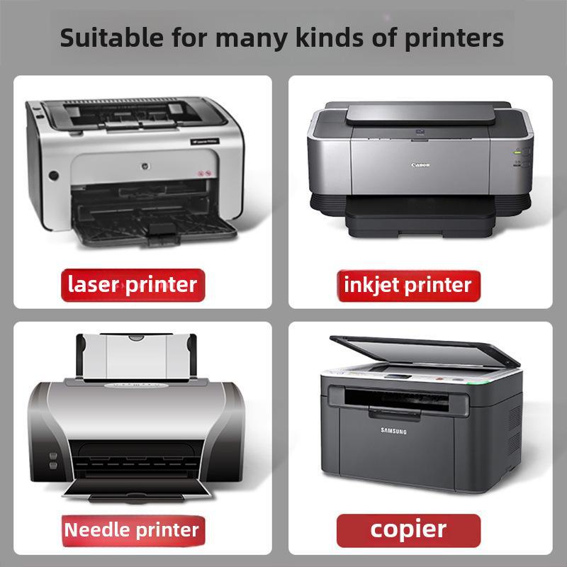 100 Self-Adhesive A4 Glossy Label Sheets for Laser Printers