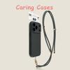 Pro pouzdro iPhone 17 Pro Max Hruškově žluté Silikonové Crossbody Nárazuvzdorné Kompatibilní s iPhone 16 15 14 13 12 11