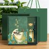 A5 Chinese Style Magnetic Buckle Diary & Notebook Gift Set