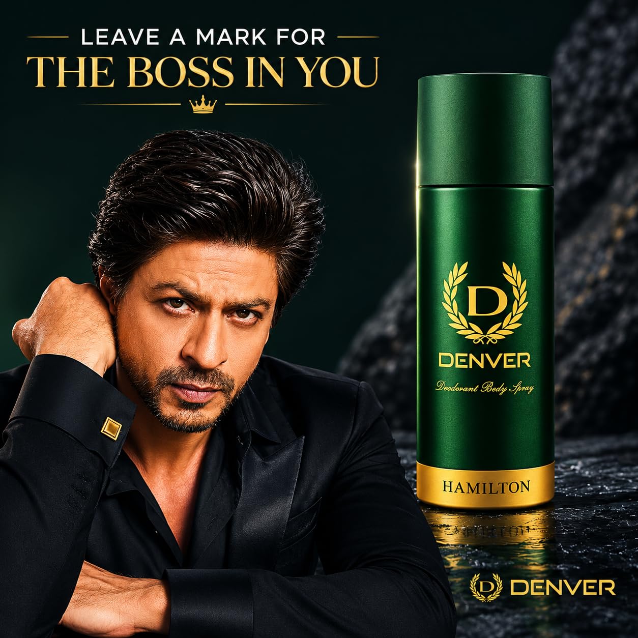 DENVER Hamilton Deo - 150ML Each (Pack of 2) | Long Lasting Deodorant Body Spray for Men