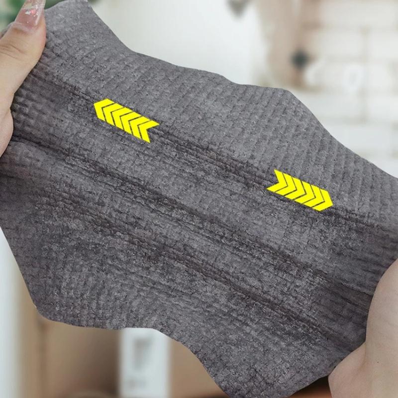 1 rolă = 25 bucăți de pânză de bucătărie, perie de unică folosință pentru oală, veselă, cârpă rezistentă la uzură, fără deteriorare a oalei și a bolului, fără lipire de ulei