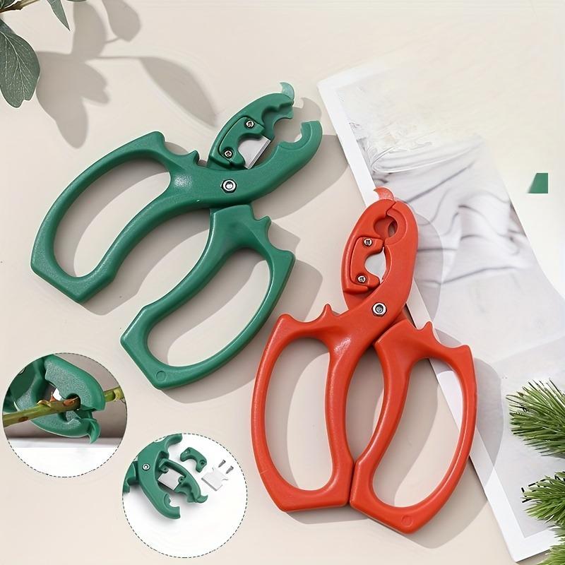 2-in-1 Floral Scissors | Stainless Steel Gardening Shears, Rose Thorn Remover, Flower Branch Pruning Shears for Florists & Flower Arranging - 1pc
