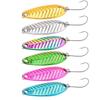 Maple Leaf Spoon-Shaped Micro Lures: Bass and Amur Zinc Alloy Baits In Gold and Silver