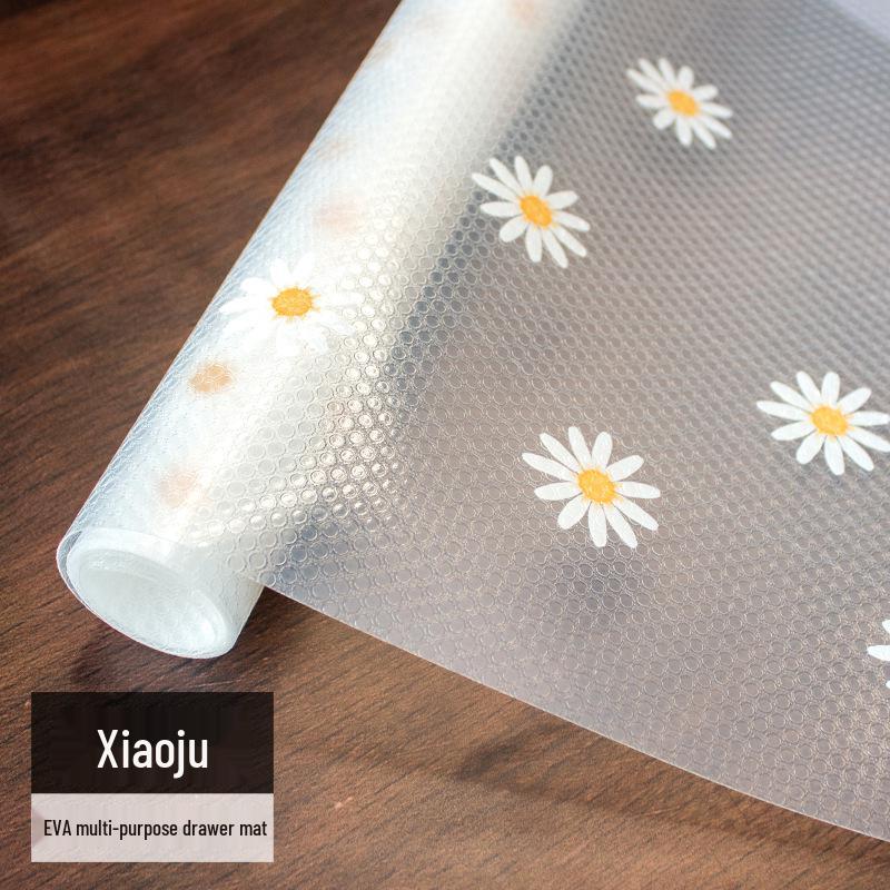 

Очень толстый EVA вкладыш для ящиков и полок с ромашками - Влагостойкий, теплоизоляционный коврик для шкафов и холодильника 30cm*3m [Tube + Shrink Wrap]