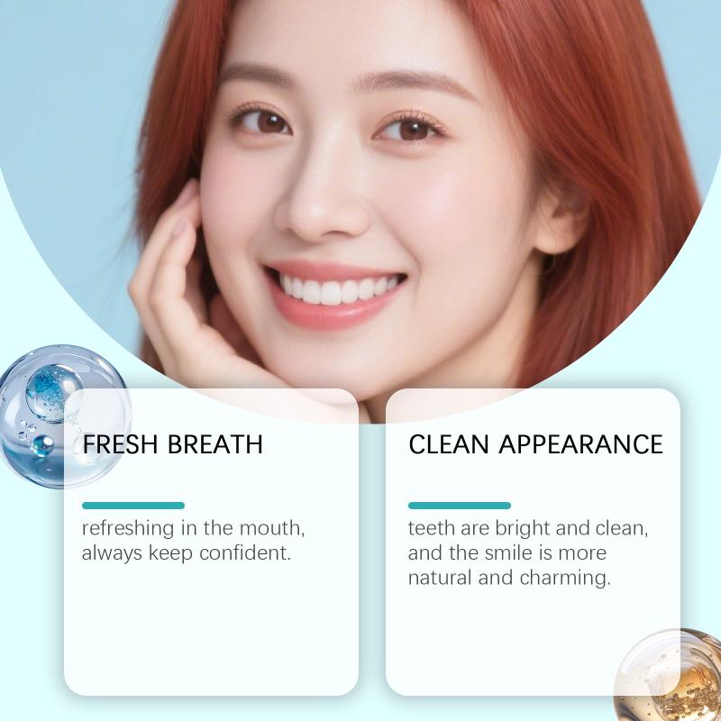 Fresh Teeth Cleaning Mousse Gently Cleanses And Cares For Teeth, Keeping The Mouth Clean And Fresh. Daily Care Teeth Cleaning Mousse