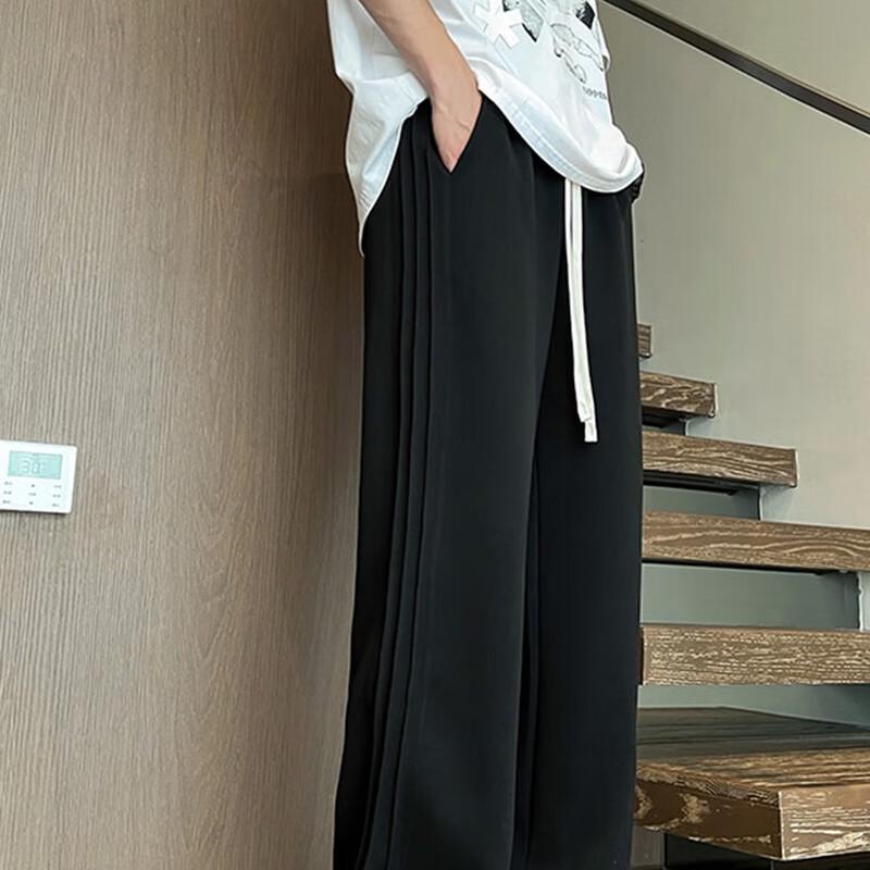 NASA MARVEL Men's Winter Straight-Leg Casual Sweatpants