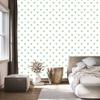 Heart Wallpaper White, Mint, Green and Light Gray 50x1000