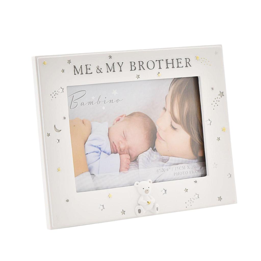 Bambino Resin Me & My Brother Photo Frame 6 x 4