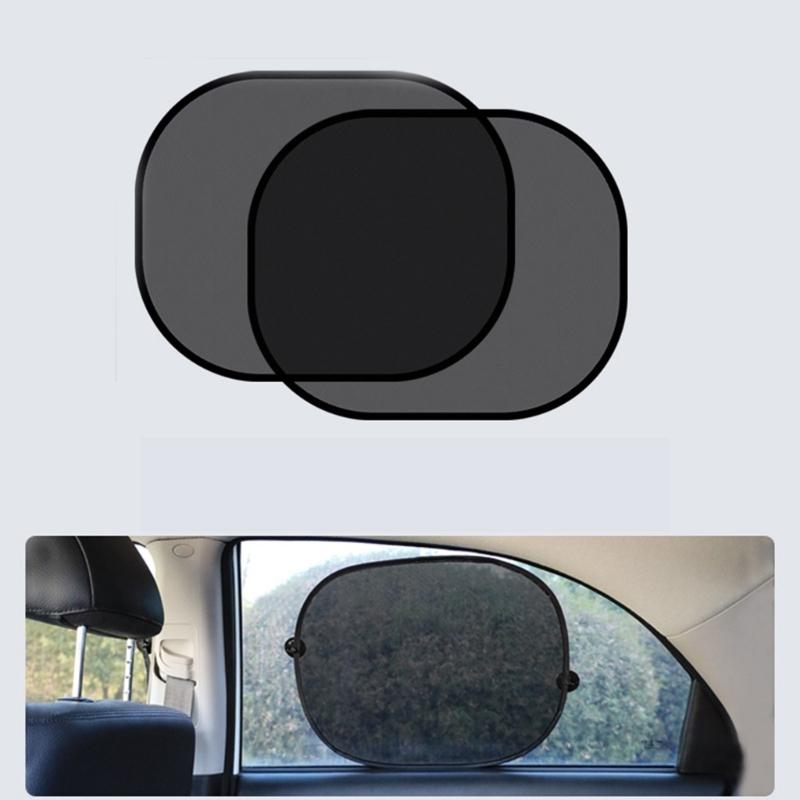 UV Protections Car Sunshades for Baby Child Pet Side Window Sun Blocking Mesh Cover Sunguards Easy Installation, 2 Pack