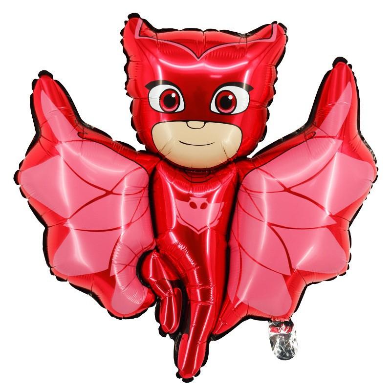 Globo de película de aluminio con forma de superhéroe 10 UNIDADES