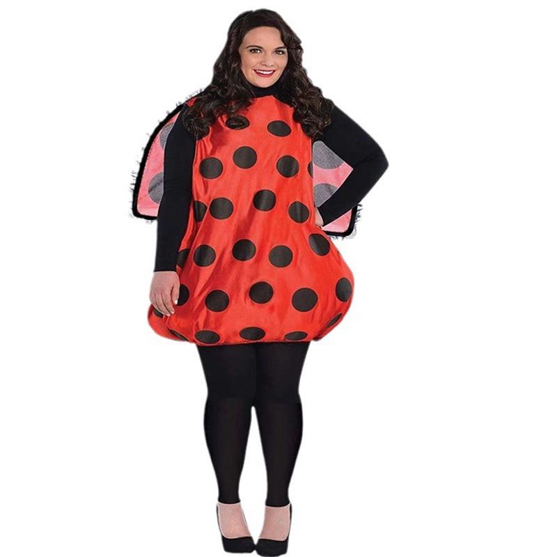 Bee with Wings Seven-star Ladybug Funny Play Cos Three-piece Children's Holiday Party Clothes