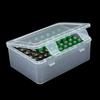 72 Slots Battery Storage Organizer Holder Holds AA AAA Batteries Battery Box Case Garage Container Home Organization Dispenser