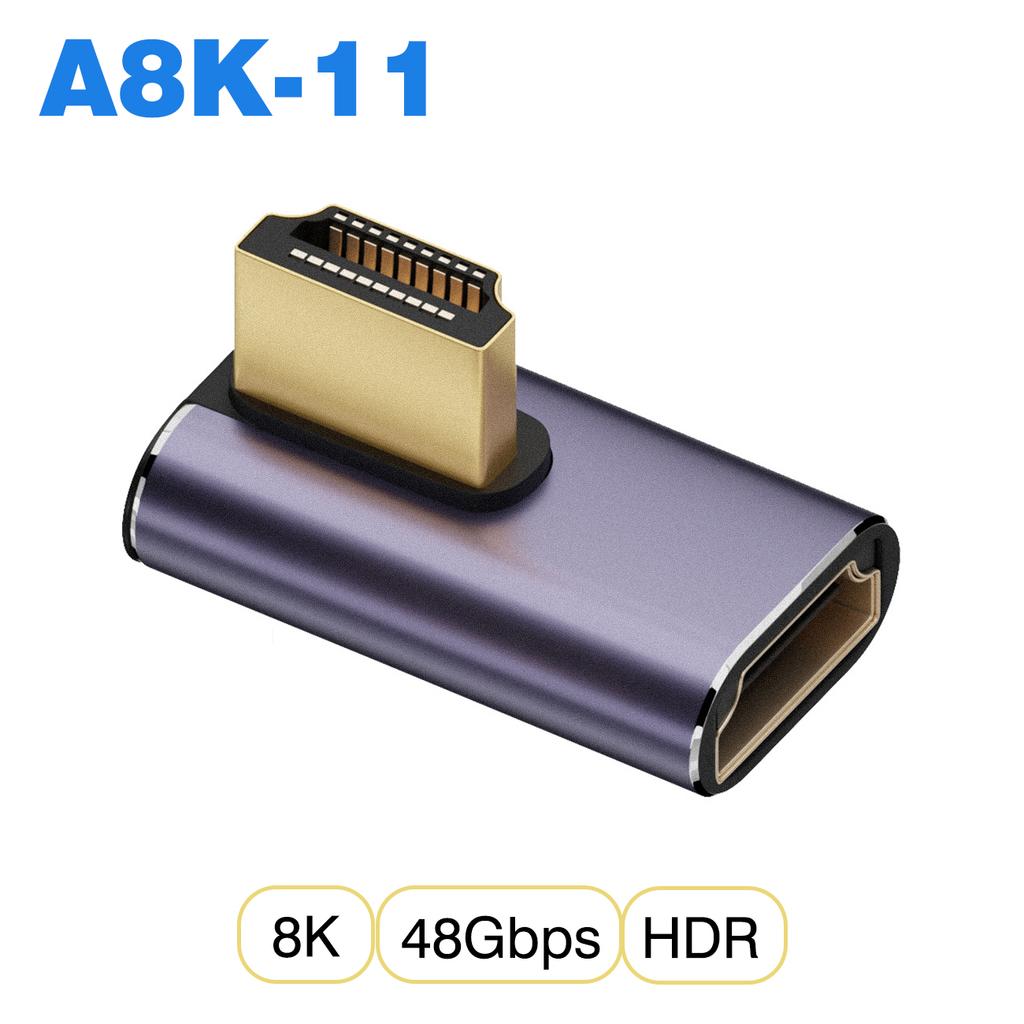 UGOURD HDMI2.1 Cable Adapter mini micro hdmi to HDMI 2.1 Converter 48Gpbs 8K60HZ 4K120HZ for HDTV Projector PS4 PS5 Laptop PC 4