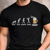 Unisex Funny Friday Beer Graphic Tshirt Round Neck Workweek Weekend Humor Casual Streetwear For Beer Lovers